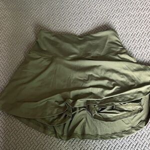 Stylish Green Mini Skirt